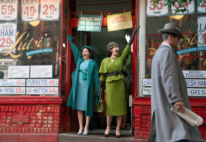 Mrs Maisel at Albanese