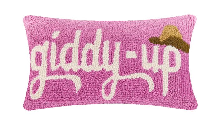 Watson Adventures gift guide cowgirl pillow