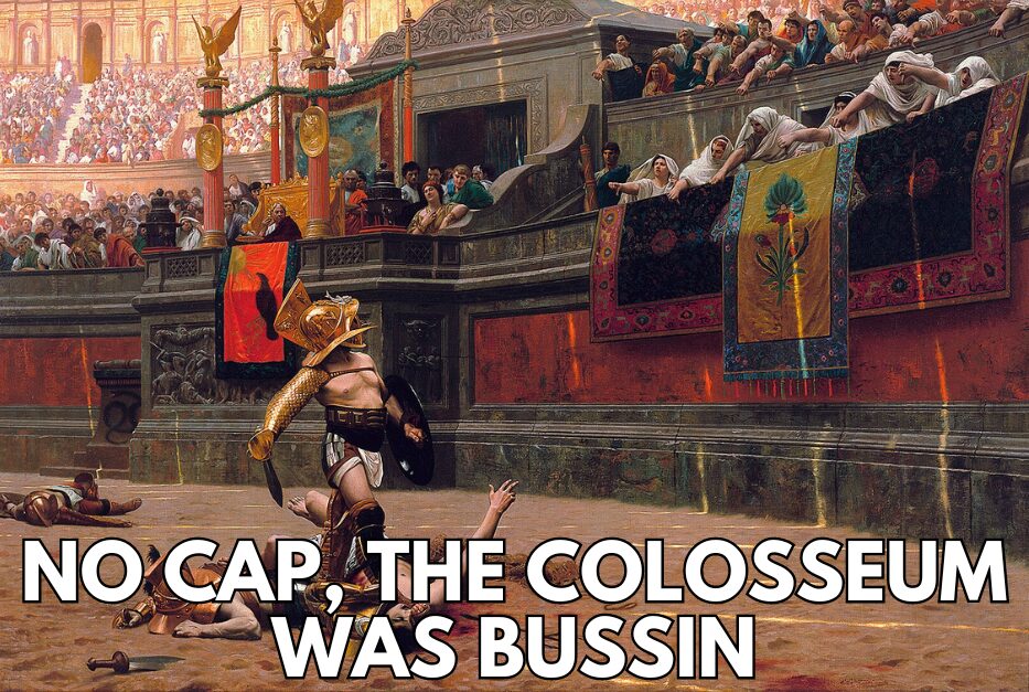 Waston Adventures modern slang meanings painting Colosseum